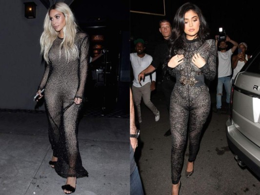 Los looks similares de Kylie Jenner y Kim Kardashian