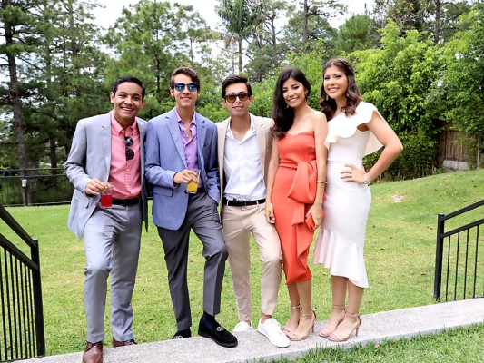 Guillermo Flores, Carlos Cerrato, Luis Chinchilla, Katia Aguilar y Ana Lizano