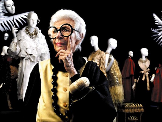Iris Apfel, leyenda viva de la moda