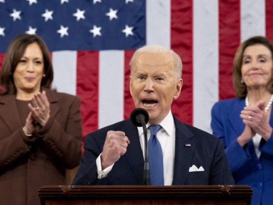 Joe Biden advierte a Rusia durante su discurso en el Estado de la Unión