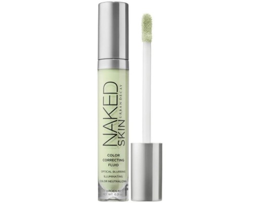 Naked Skin Color Correcting Fluid de Urban Decay es lo único que necesitas para disimular cualquier imperfección en el rostro. Su textura ligera de máxima cobertura te conquistará.
