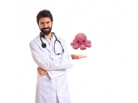 Los pulpos reversibles son utilizados por los médicos para identificar el estado de ánimo de niños con dificultades para comunicarse.