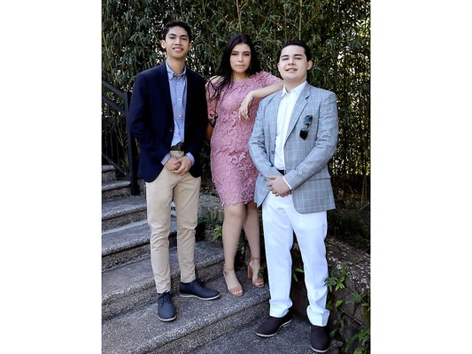 Juan José Agüero, Katia Amador y Pablo Reyes.