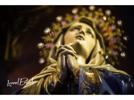 El templo tiene una de las imágenes más bellas de la Dolorosa en Tegucigalpa y en el país en general.