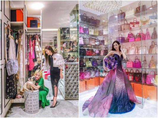 Jamie hoy es conocida por tener un colección de 200 bolsos Birkin de Hermès valorada en más de dos millones de dólares, más de 300 pares de zapatos, y 10 puertas repletas de vestidos, camisas, abrigos de marcas comoChristian Louboutin, Gucci, Dior, Valentino, Balenciaga y YSL, joyas de brillantes y diamantes de autor convirtiendo su closet en el más grande y caro del mundo.