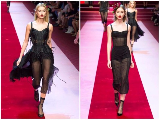 La pasarela de Dolce y Gabbana en Milán Fashion Week