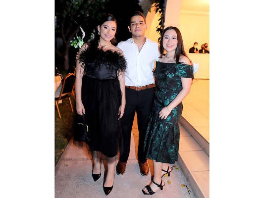 Sofía Alvarado, Leonardo Osorto y Salma Díaz<br/>