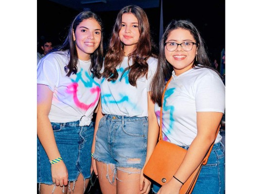 Lucia Yacaman, Ana Cabeza y Valeria Reyes.