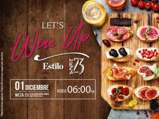 Asiste al Wine Up en Meza23 Lounge Bar y dale la bienvenida a la wine season