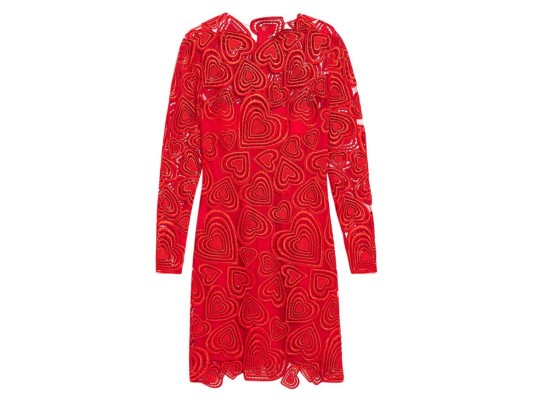 Mini dress bordado en encaje by Christopher Kane