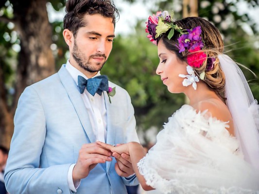 Boda de Dharya Williams y Roberto Kattán