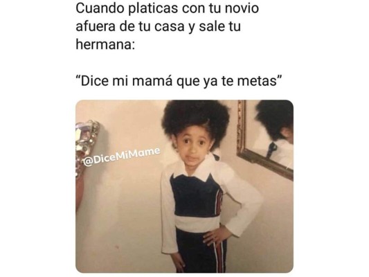 'Dice mi mamá' el meme de Cardi B