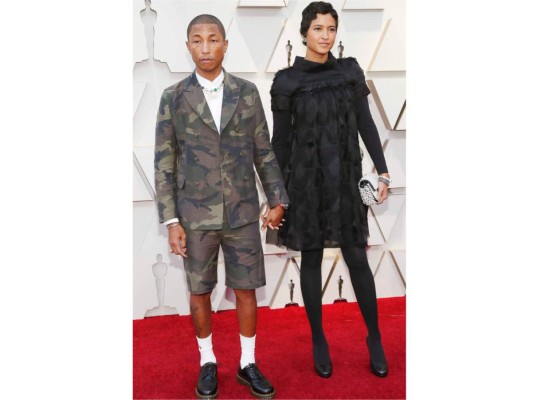 Pharell Williams en los Oscars.