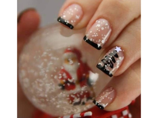 El turno de las uñas en navidad