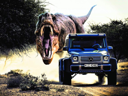 #1 La asociación entre la franquicia Jurassic Park y Mercedes-Benz continúa este año.