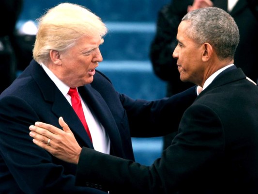 Obama felicita a su sucesor Trump luego del discurso
