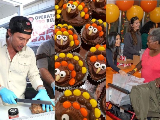 Hay que agradecer por lo que se tiene y dar al que le falta. En el Día de Acción de Gracias las celebridades realizaron diversas actividades hermosas. Aquí te listamos algunas.