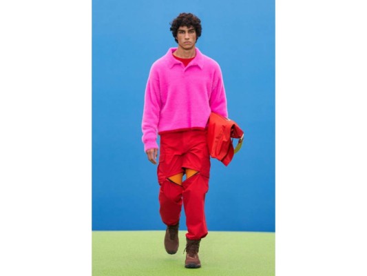 La montagne fue un guiño al gorpcore sin dejar de lado la creatividad que caracteriza a Jacquemus.