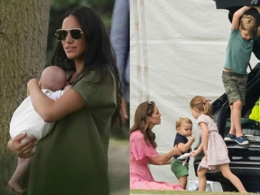 Kate y Meghan Markle sacan de paseo a los niños