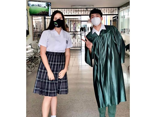 Aline Sierra y José Argeñal