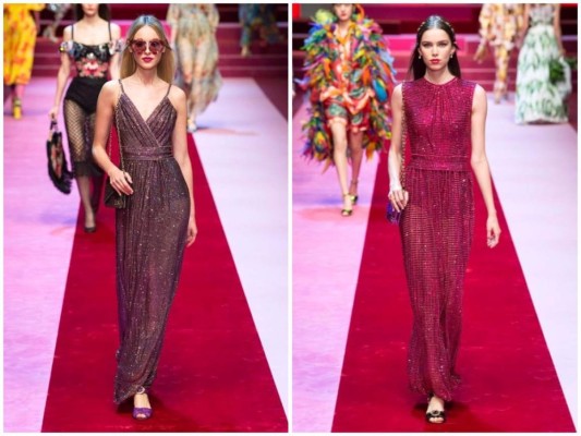 La pasarela de Dolce y Gabbana en Milán Fashion Week