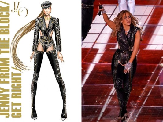 Los looks por Shakira y Jennifer Lopez en el Super Bowl LIV