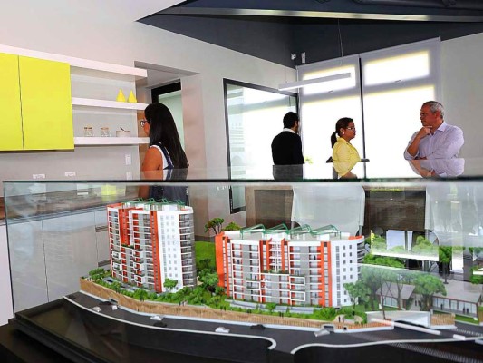 Inauguración de la sala de ventas Condominios Manzano