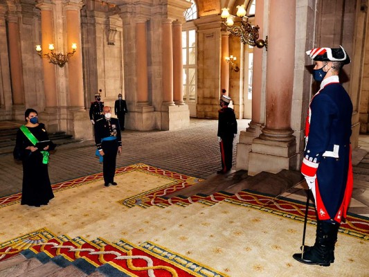 Embajadora de Honduras en España presenta cartas credenciales ante Felipe VI