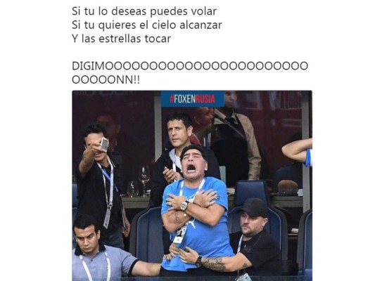 Los mejores memes de Maradona tras el partido de Argentina contra Nigeria