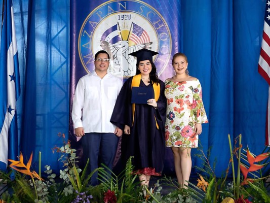 Zerena Martínez junto a sus padres