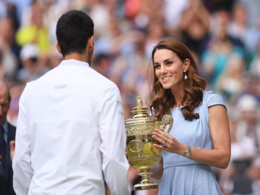 Las caras de Kate Middleton en la final de Wimbledon