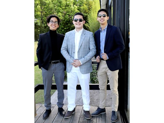 Jorge López, Pablo Reyes y Juan Agüero.