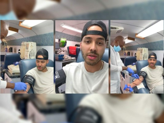 Prince Royce dona su plasma para la lucha contra el COVID-19