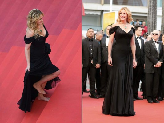 Julia Roberts en Armani Privé y joyas by Chopard