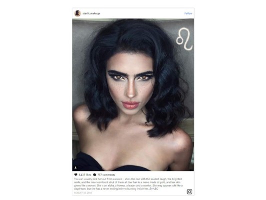 Instagrammer crea el maquillaje de cada signo zodiaco