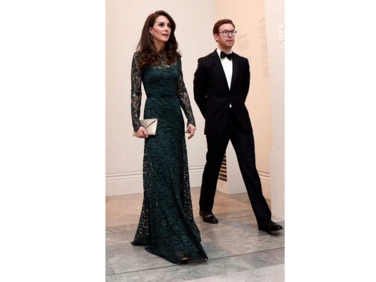 Kate Middleton se lució en la gala de National Portrait Gallery