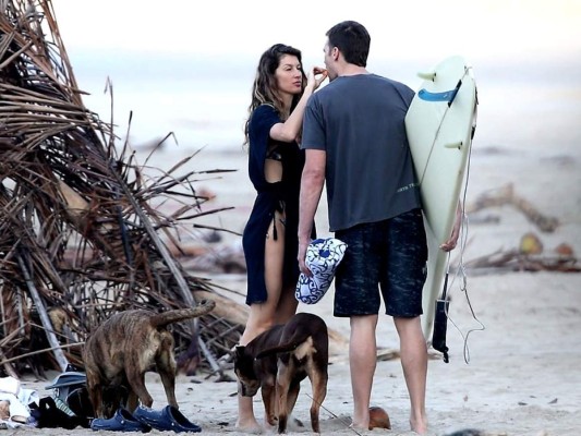 Tom Brady y Gisele Bündchen en Costa Rica