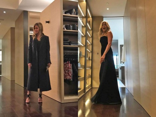 ¡Gracias Instagram por dejarnos ver un poco más de Jennifer Aniston! Especialmente de su clóset súper organizado.