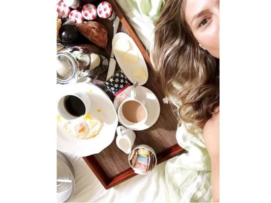 La reconocida modelo Heidi Klum, compartió una publicación de su desayuno como celebración de la Independencia de los Estados Unidos