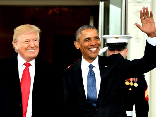 Obama recibe a Trump en la Casa Blanca