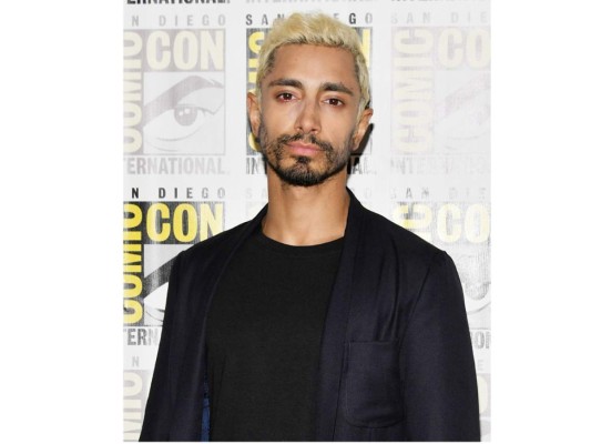 Riz Ahmed arrives at the Oscars on Sunday, April 25, 2021, at Union Station in Los Angeles. (AP Photo/Chris Pizzello, Pool)