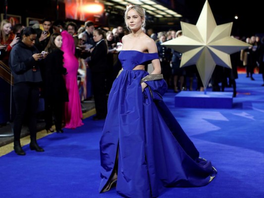 Captain Marvel impresiona en la alfombra roja