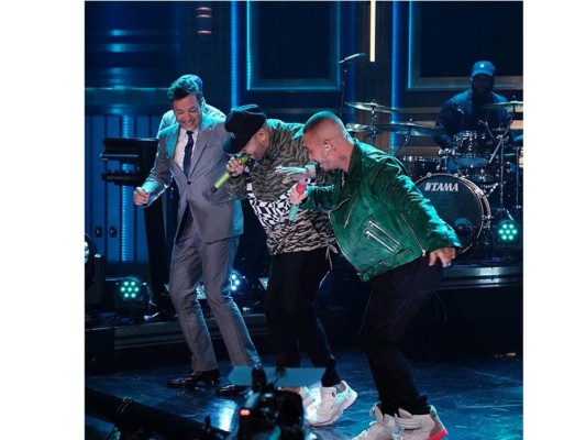 Jimmy Fallon baila “X” junto a J Balvin y Nicky Jam