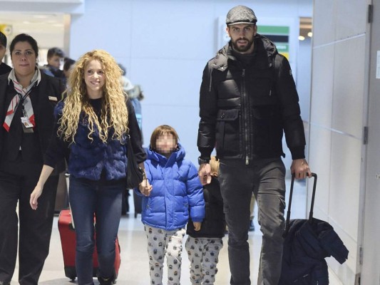 Shakira y su familia en New York