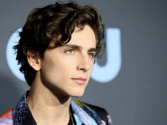 4. Timothée Chalamet.