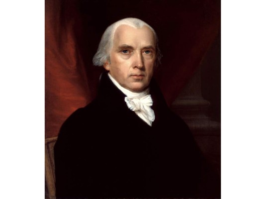 5. En la quinta posición se encuentra James Madison (1809 – 1817) con 112 millones de dólares. Se le conoce como “el padre de la Constitución” precisamente por su contribución en la redacción de la Carta Magna de Estados Unidos. Sin embargo, se retiró de la presidencia más pobre que cuando empezó, debido al precio bajo del tabaco y el gradual colapso financiero de su hacienda, así como también al mal manejo administrativo que le dio su hijastro.