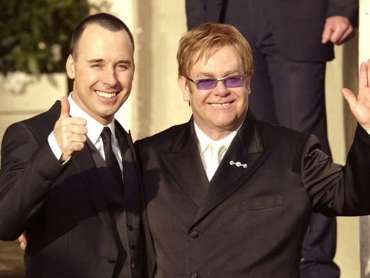 Elton John y David Furnish se casaron en 2015.