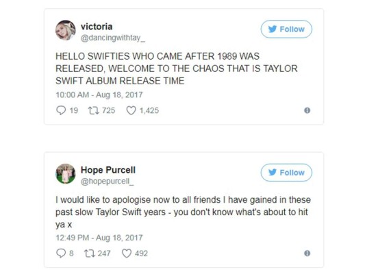 Taylor Swift y su eclipse total en las redes sociales