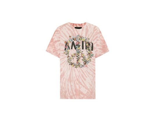 Camiseta de algodon con estampado de mariposas