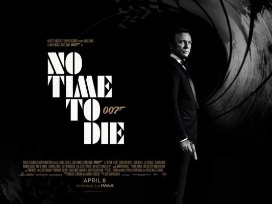 La producción de la última película de James Bond, No Time to Die, decidió posponer el lanzamiento del filme de abril a noviembre.